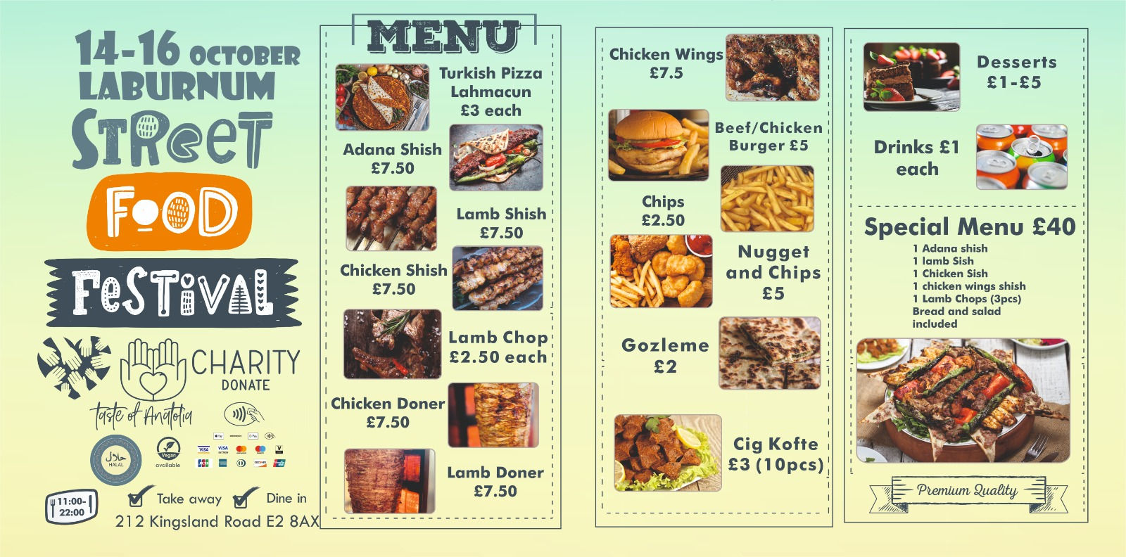 Laburnum Street Turkish Food Festival